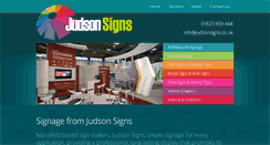 Desktop Screenshot of judsonsigns.co.uk