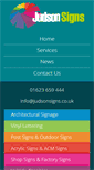 Mobile Screenshot of judsonsigns.co.uk