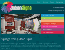 Tablet Screenshot of judsonsigns.co.uk